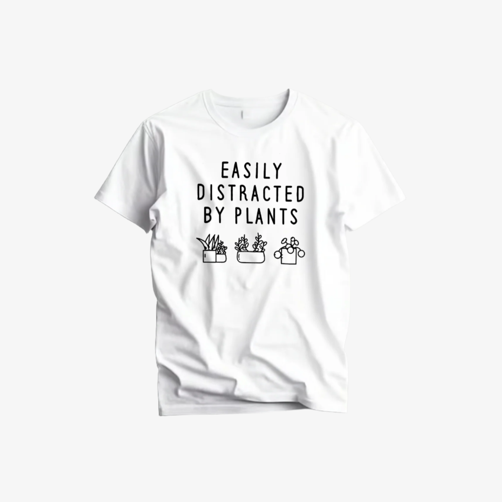 Plant Lovers Graphic T-shirt - White